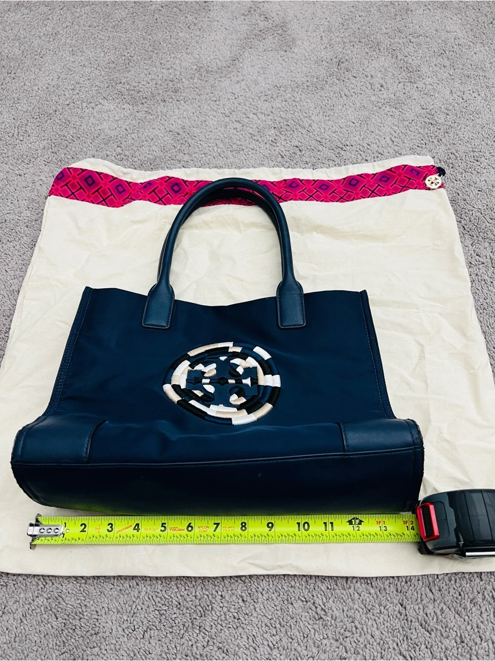 Tory Burch navy tote